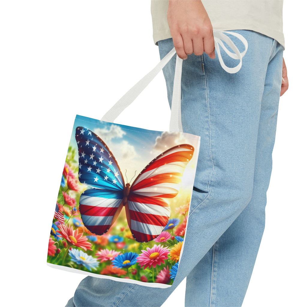American Flag Tote Bag (AOP)