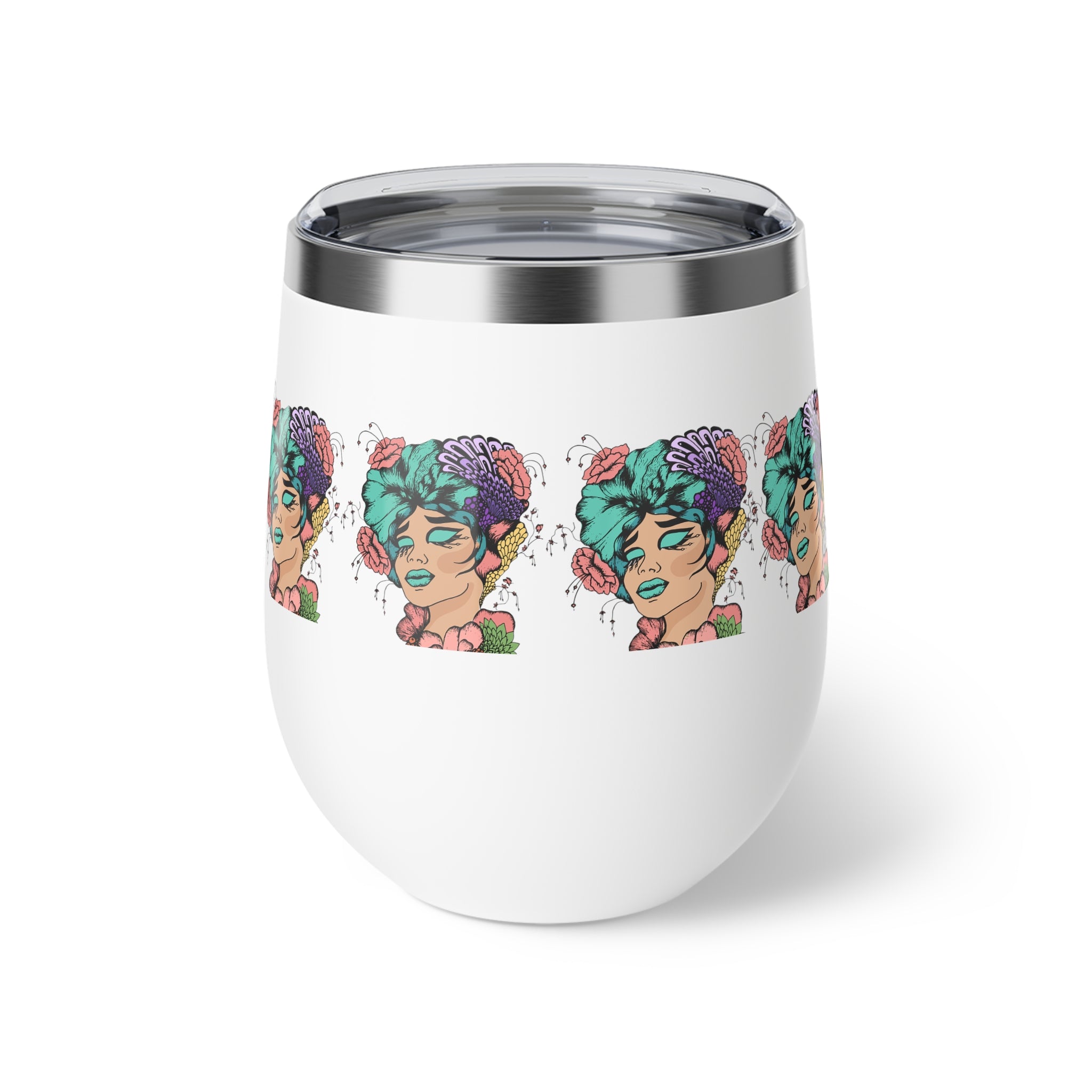 Black History Month Woman Pride Copper Vacuum Insulated Cup, 12oz