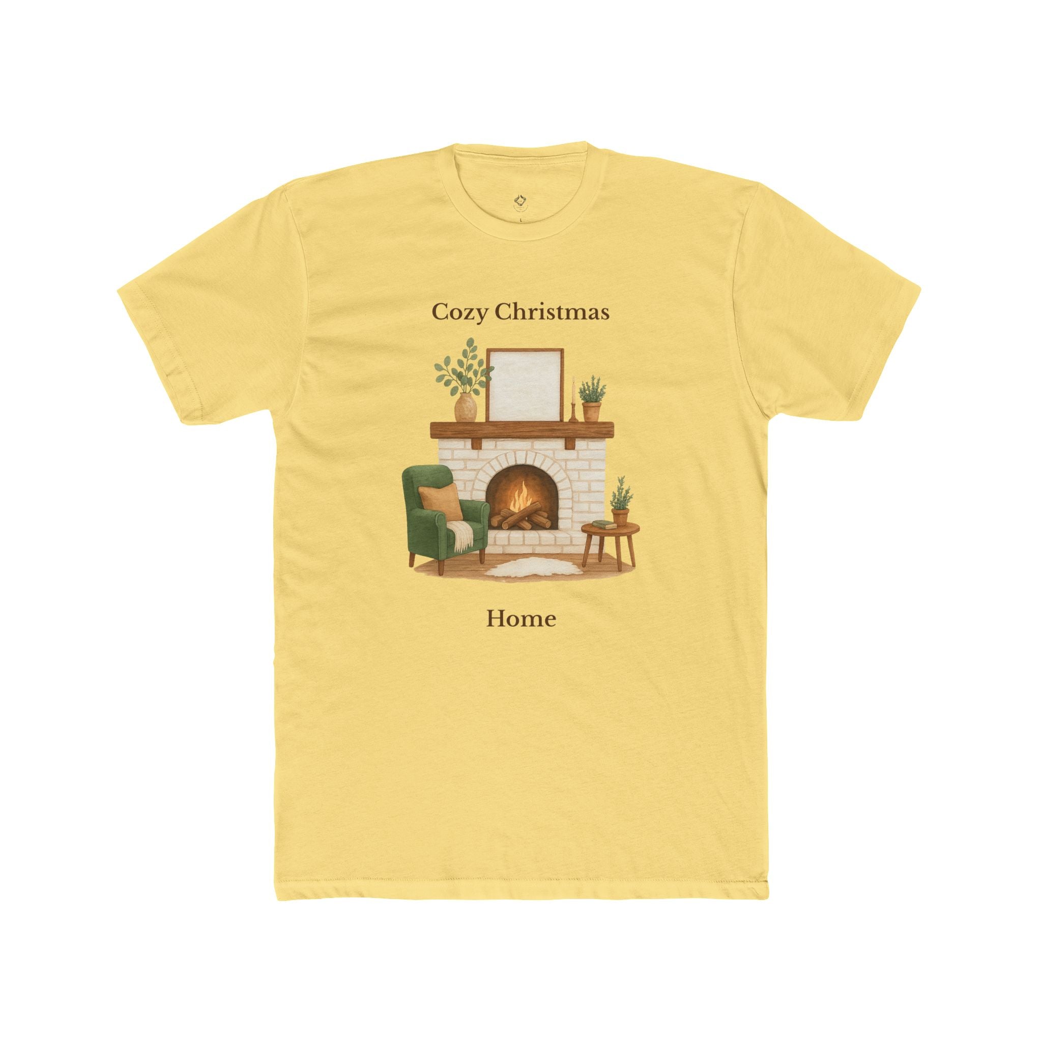 Cozy Fireplace, and Cozy Christmas Home' Holiday T-Shirt