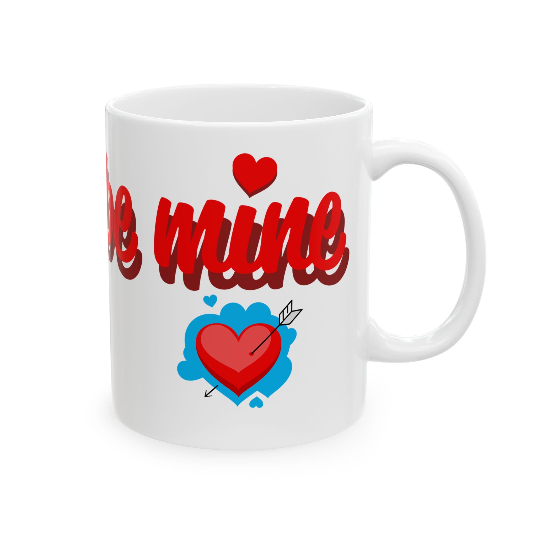 Be Mine Valentine Ceramic Mug.