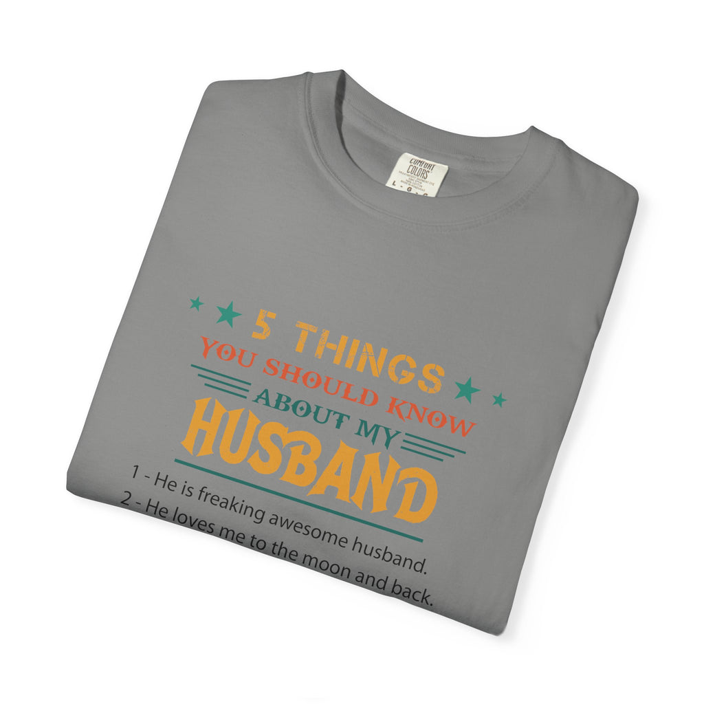 To My Husband Anniversary T-Shirt — Cute Romantic Gift for Spouse