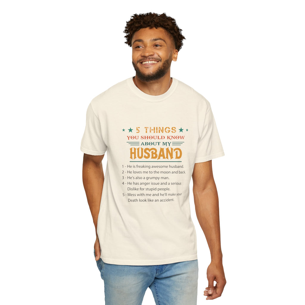 To My Husband Anniversary T-Shirt — Cute Romantic Gift for Spouse