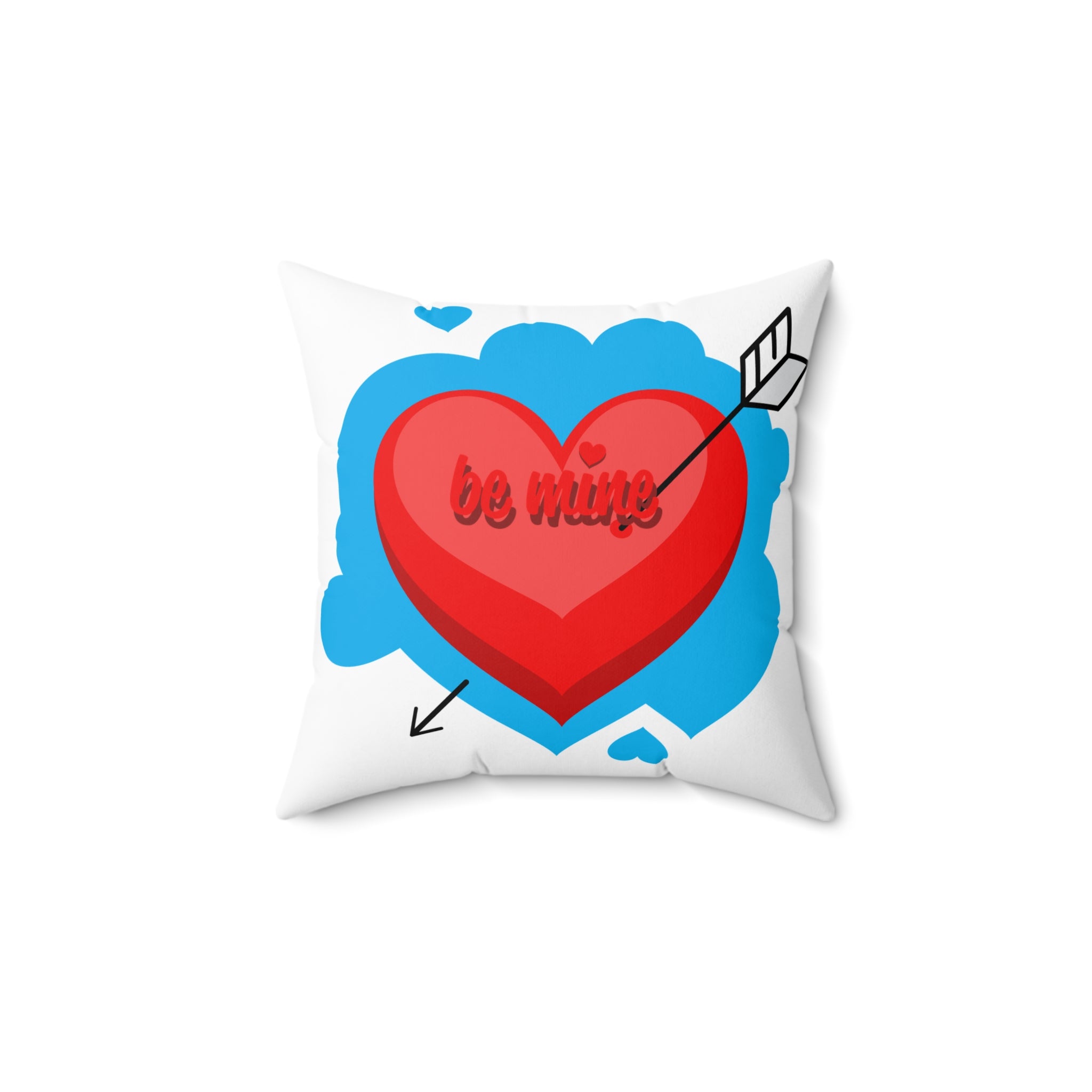 Be Mine Valentines Polyester Square Pillow