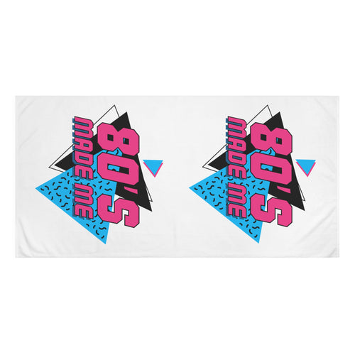 80's Made Me Beach Towel