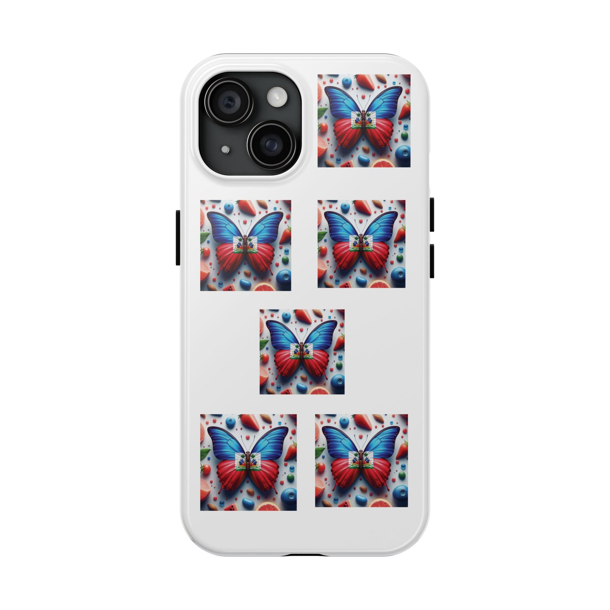 Haitian Flag Fruits Design