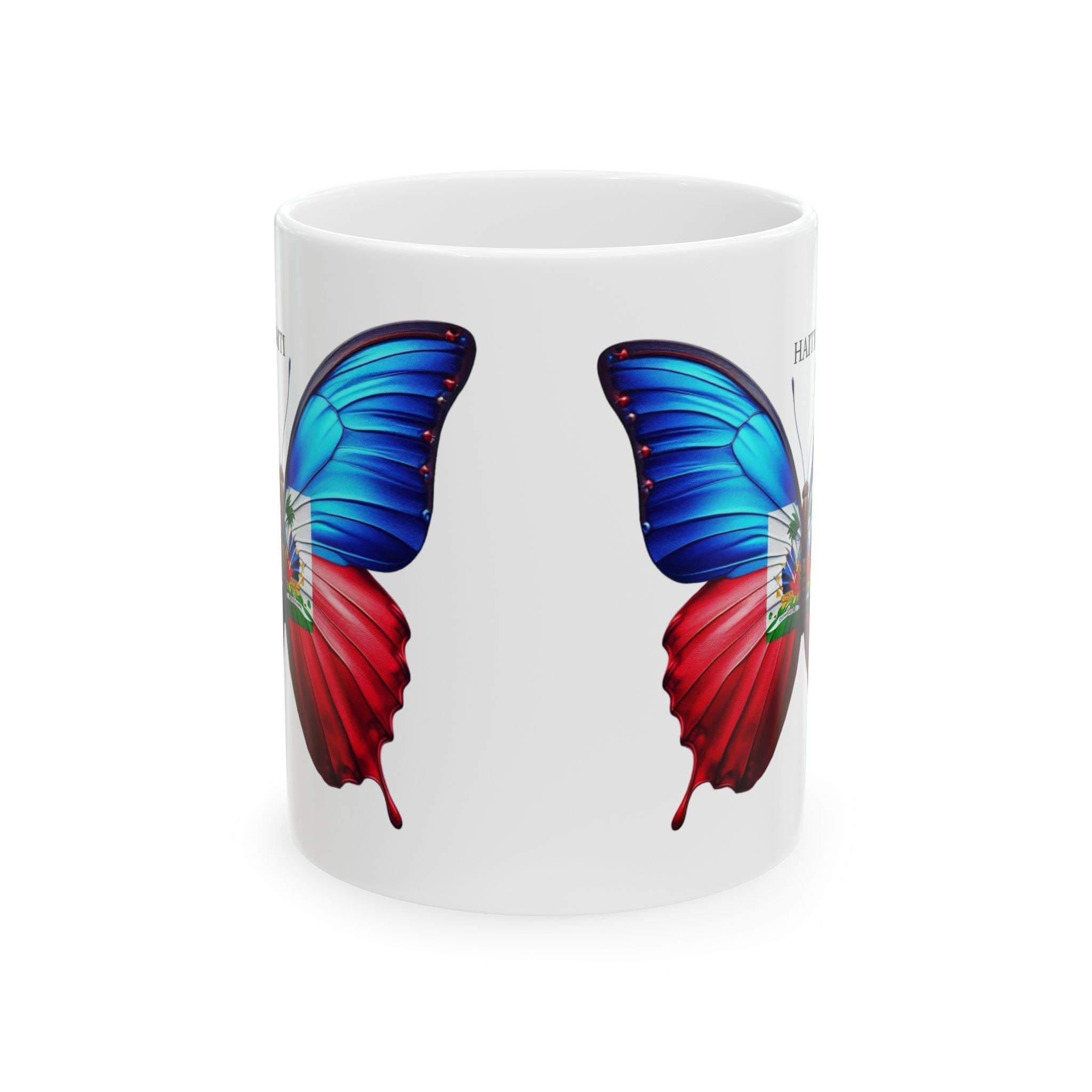 HAITIAN FLAG Ceramic Mug, (11oz, 15oz)