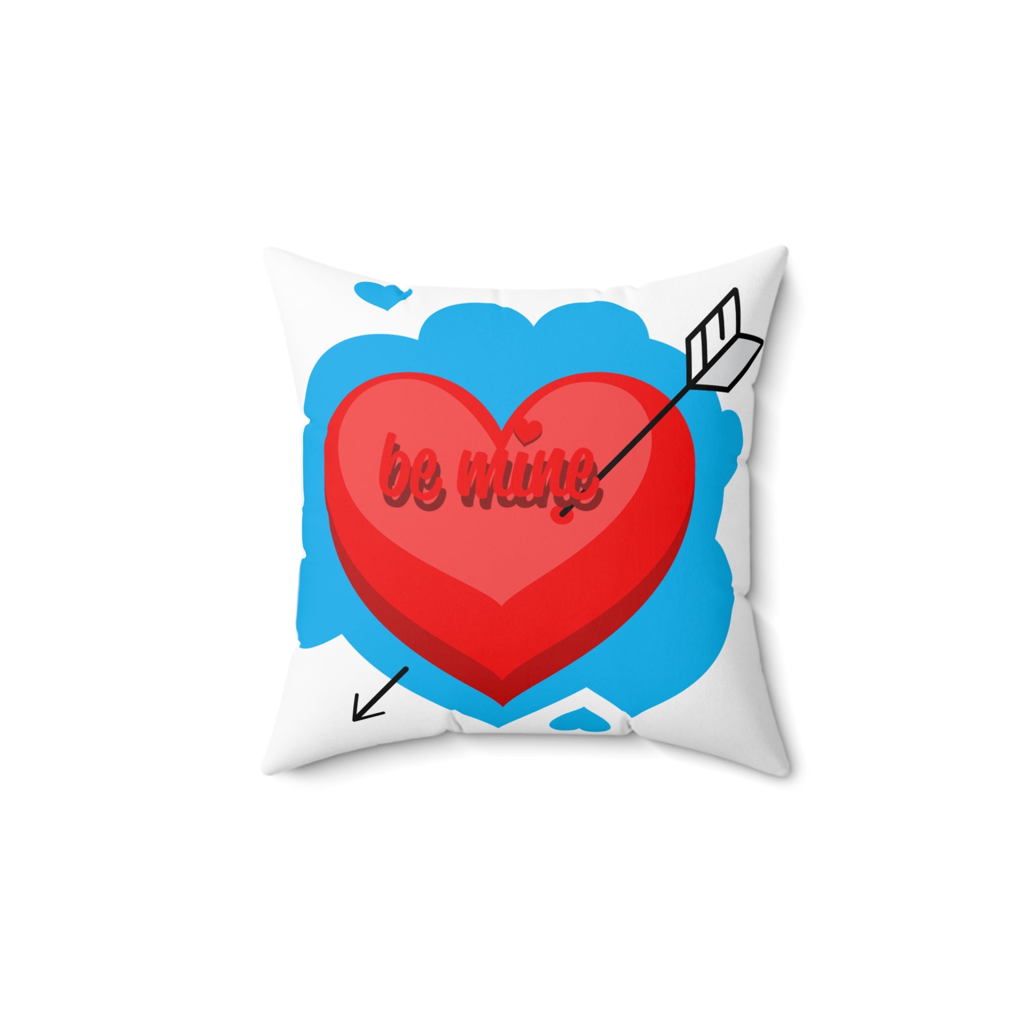 Be Mine Valentines Polyester Square Pillow