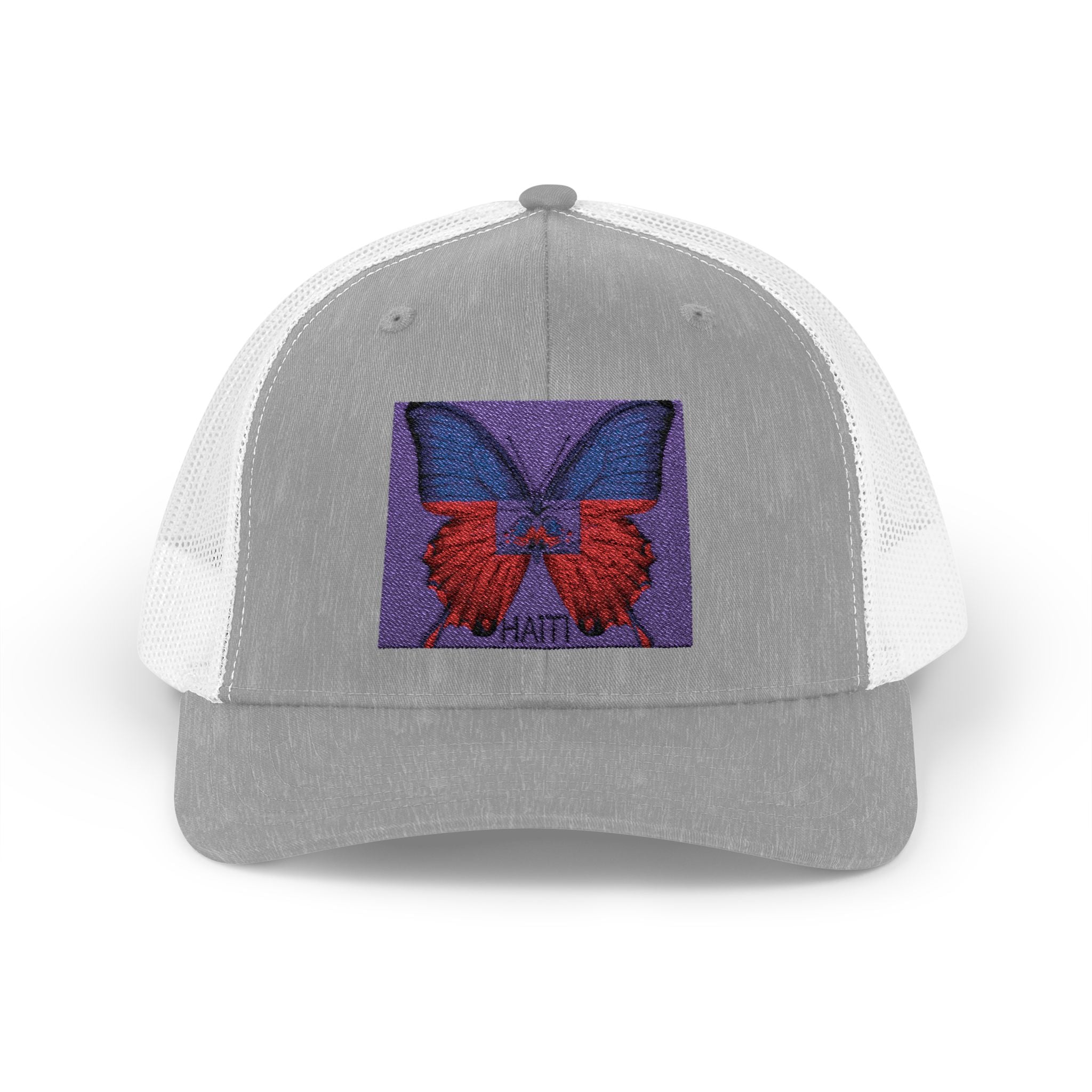 Haitian Flag Butterfly Cap