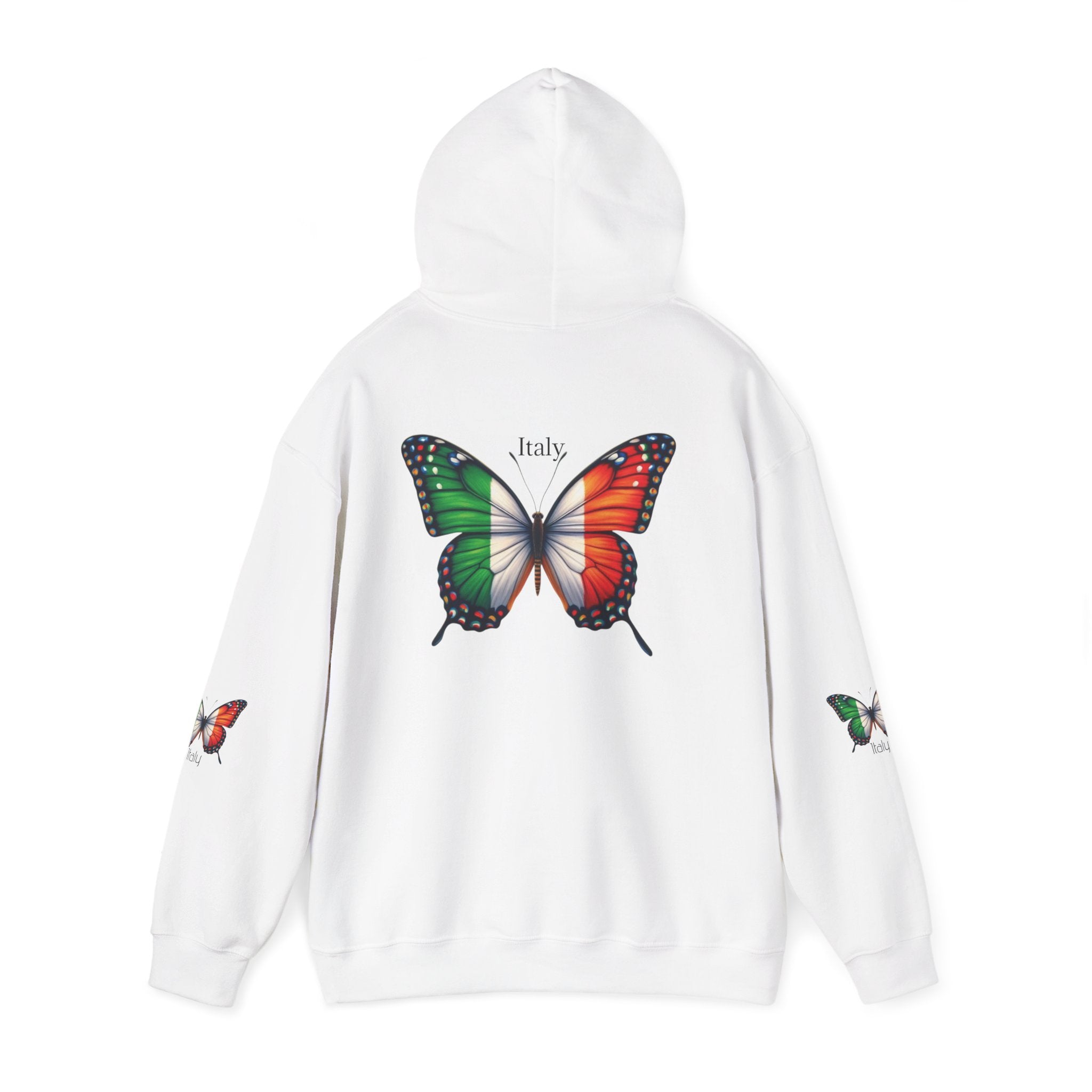 Butterfly Italian Flag Hoodie