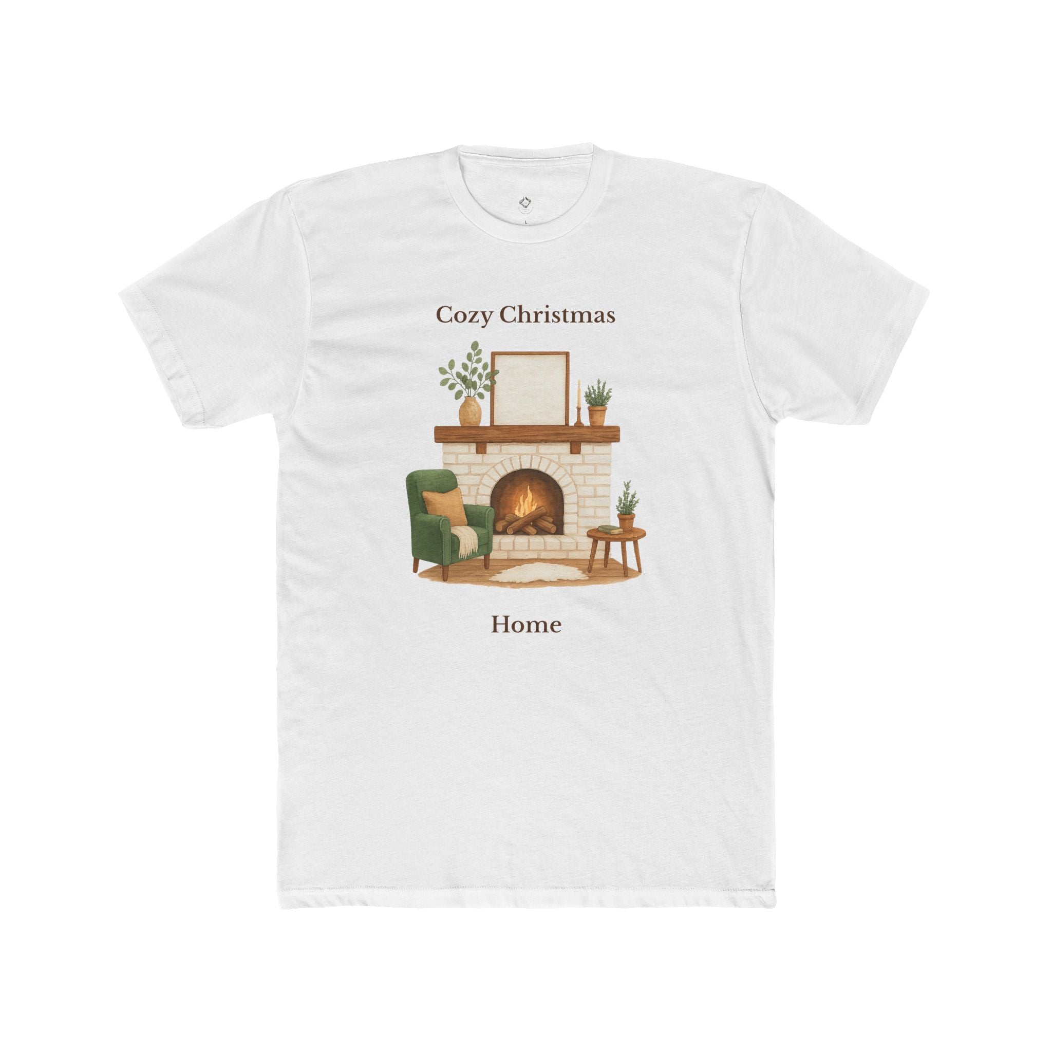 Cozy Fireplace, and Cozy Christmas Home' Holiday T-Shirt