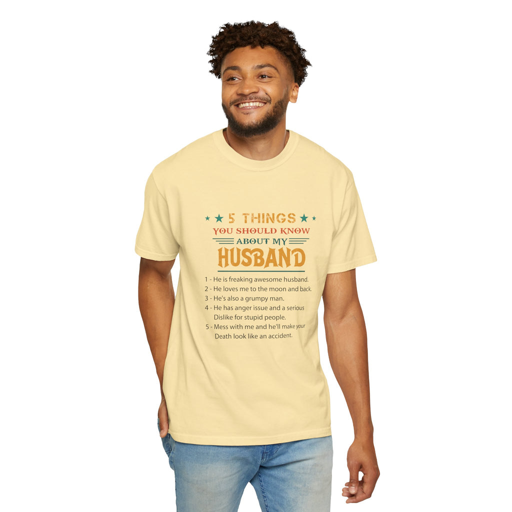 To My Husband Anniversary T-Shirt — Cute Romantic Gift for Spouse