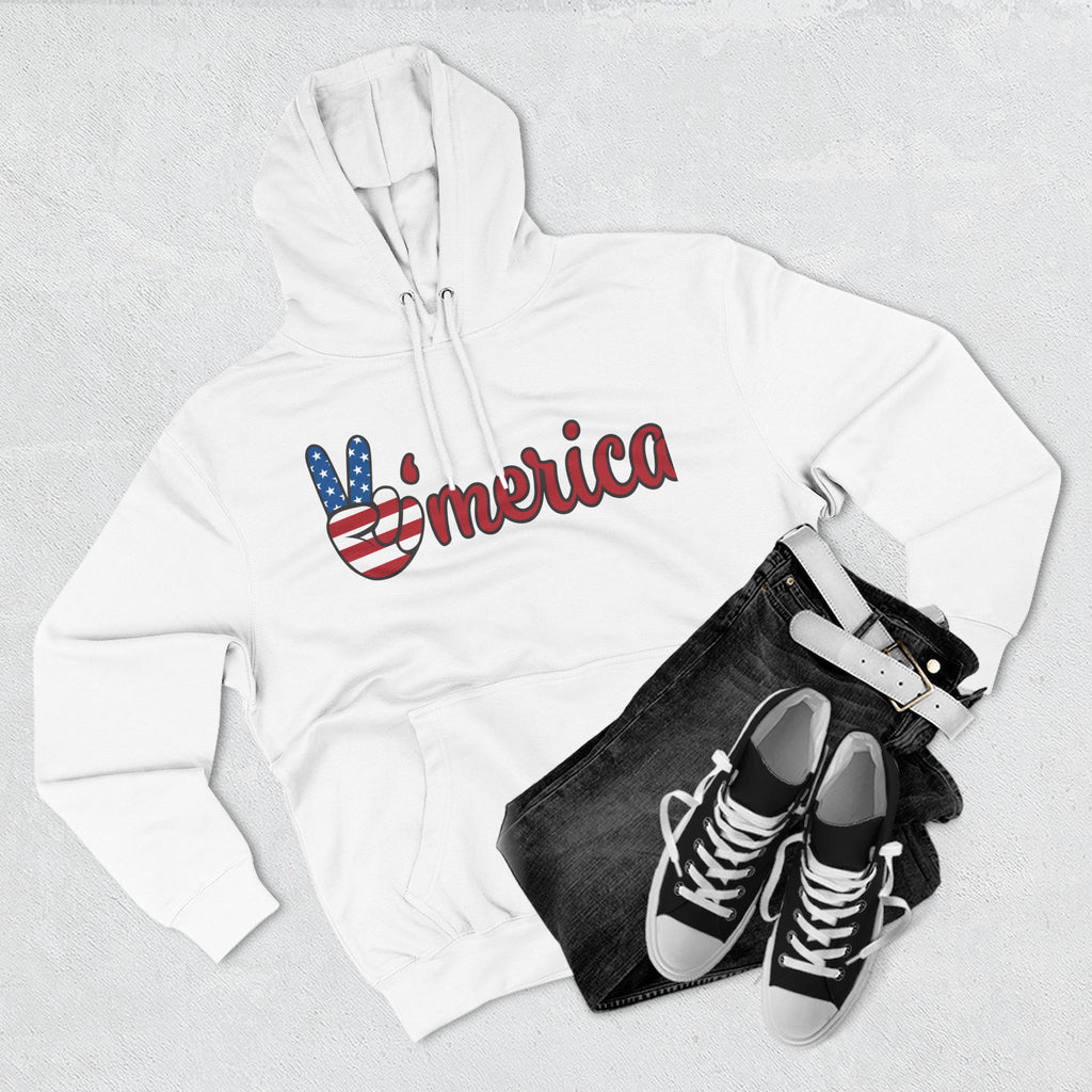 America Three-Panel Fleece Hoodie