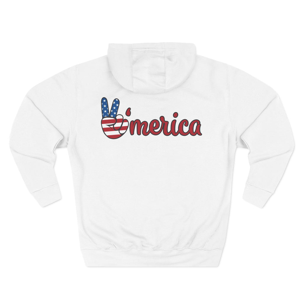 America Three-Panel Fleece Hoodie