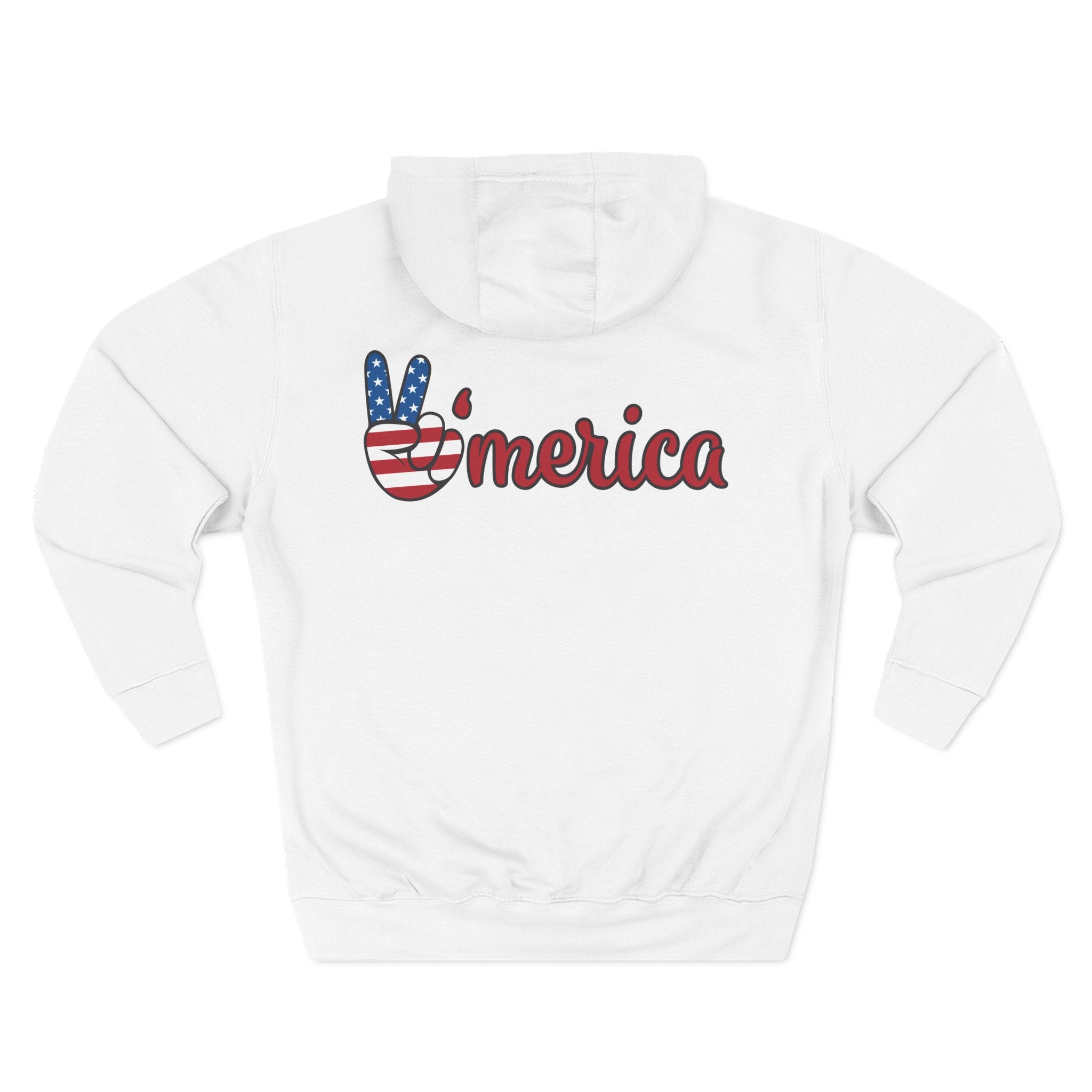 America Three-Panel Fleece Hoodie