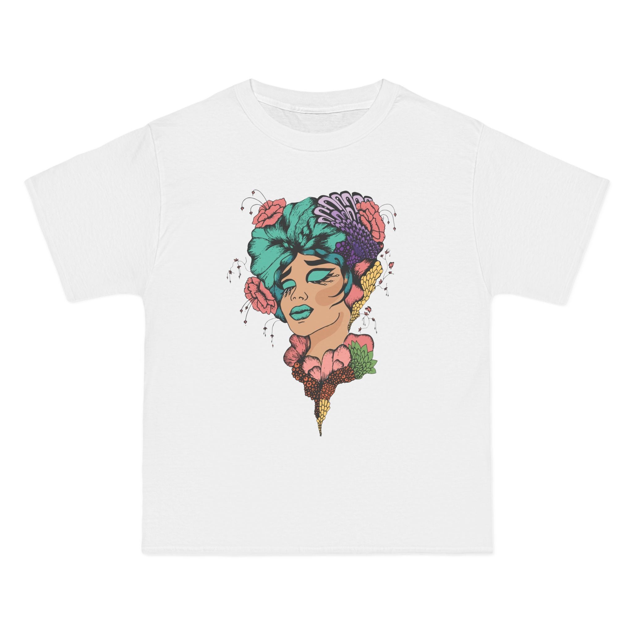African Pride month  Sleeve T-Shirt with woman head.