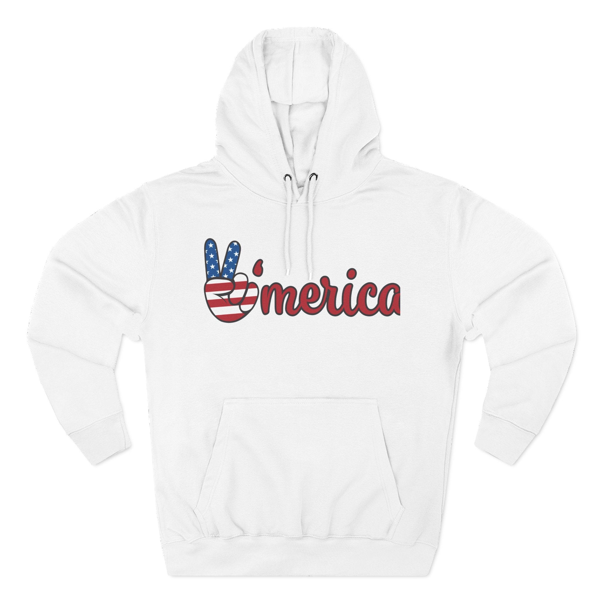 America Three-Panel Fleece Hoodie