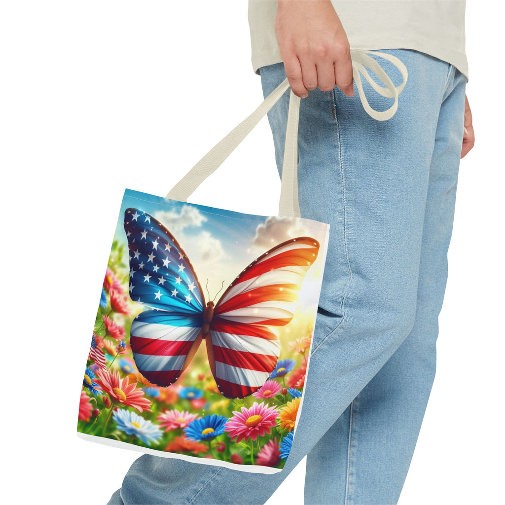 American Flag Tote Bag (AOP)