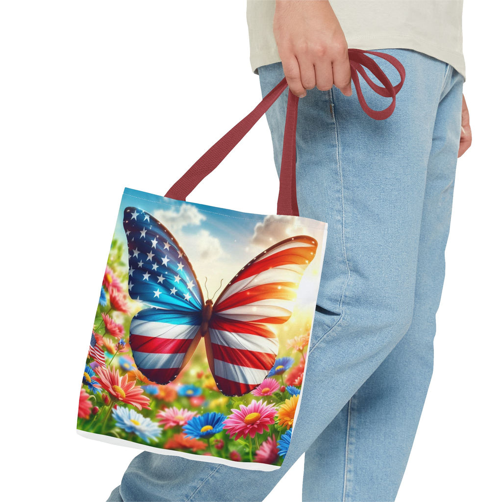 American Flag Tote Bag (AOP)
