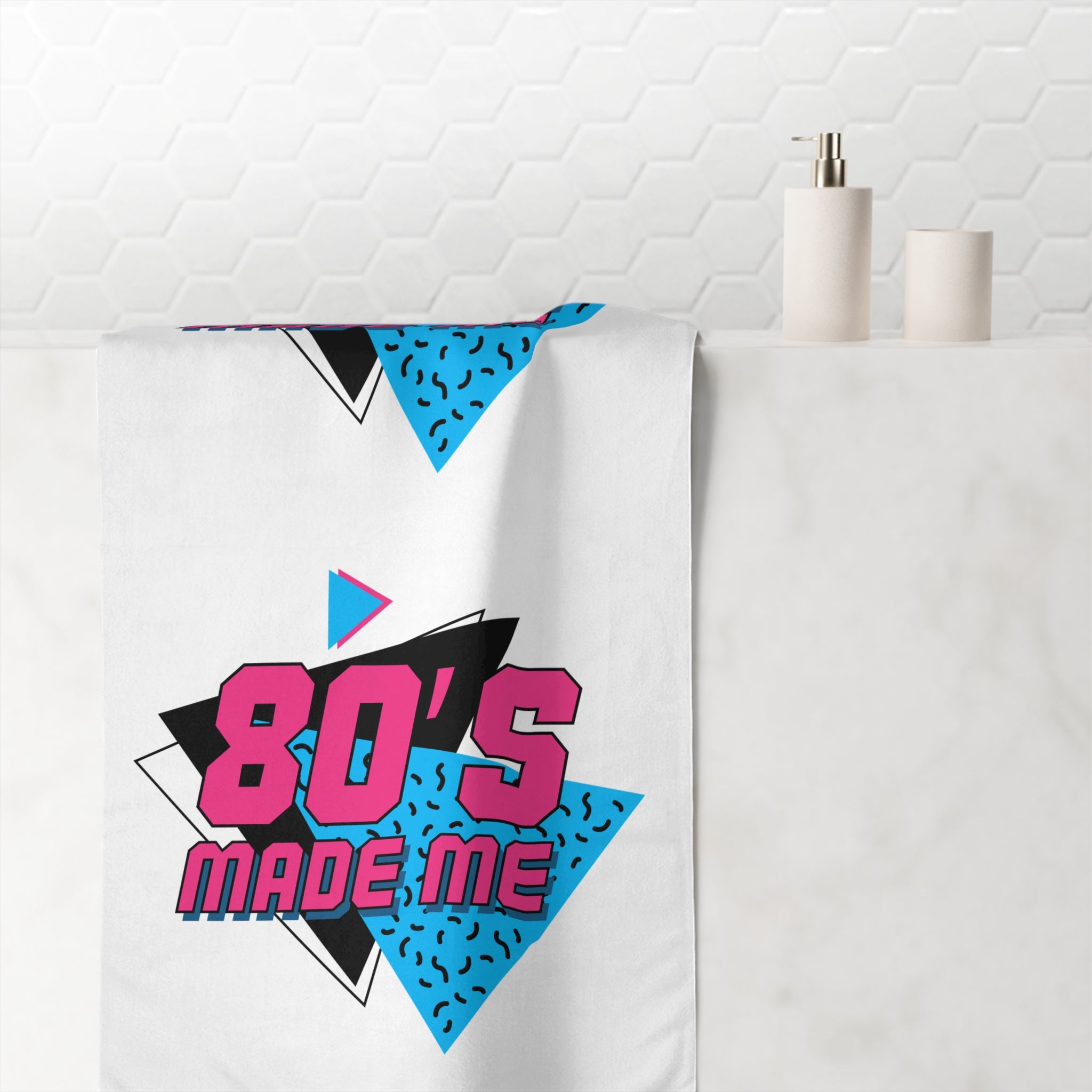 80's Made Me Beach Towel