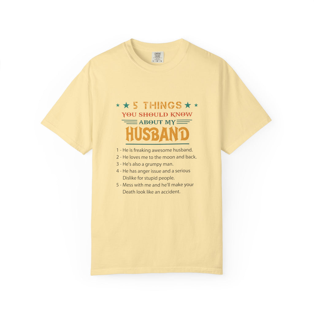 To My Husband Anniversary T-Shirt — Cute Romantic Gift for Spouse