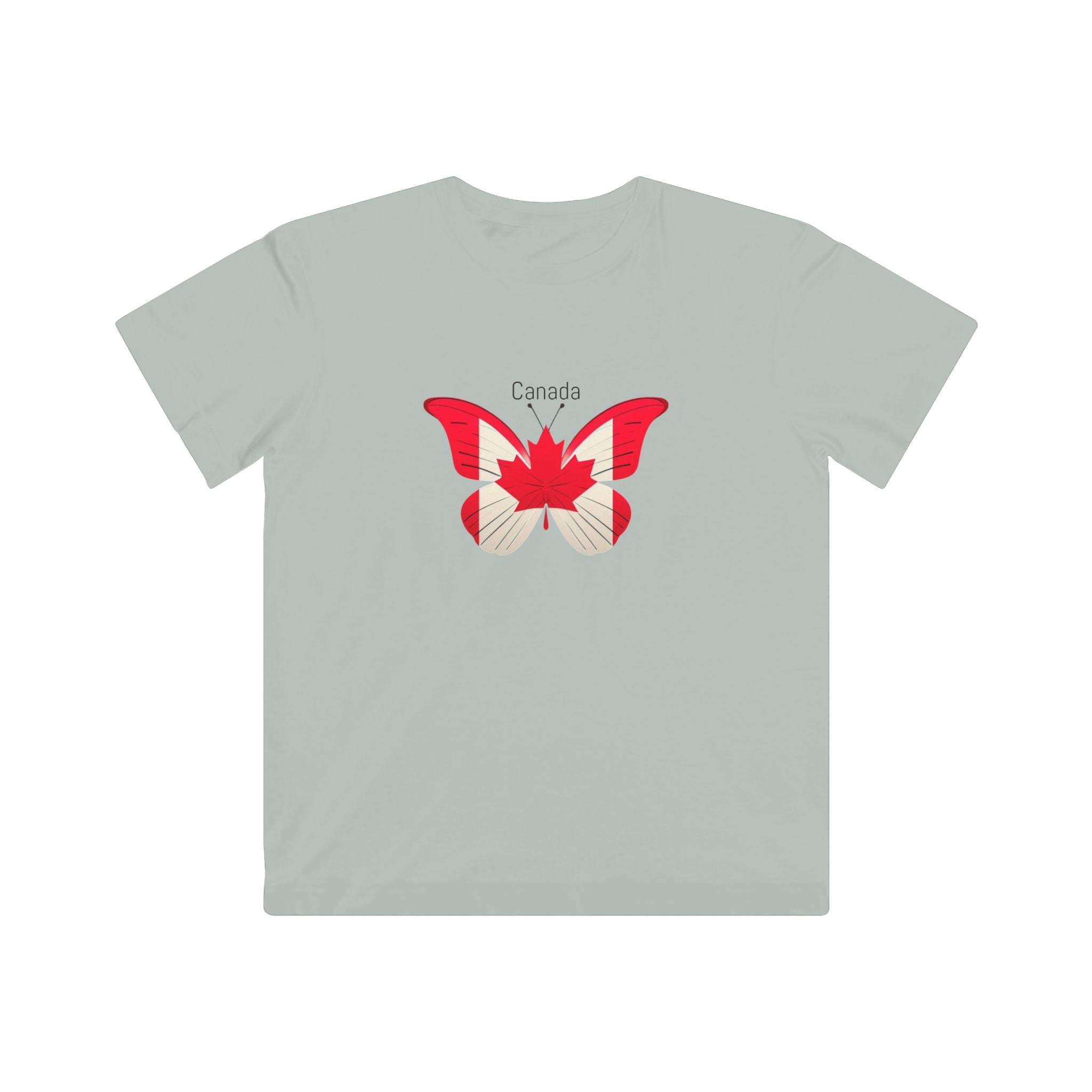 Kids T-Shirt — Canada Maple Butterfly Graphic Tee