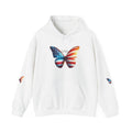 USA Flag Butterfly Unisex Heavy Blend Hooded Sweatshirt