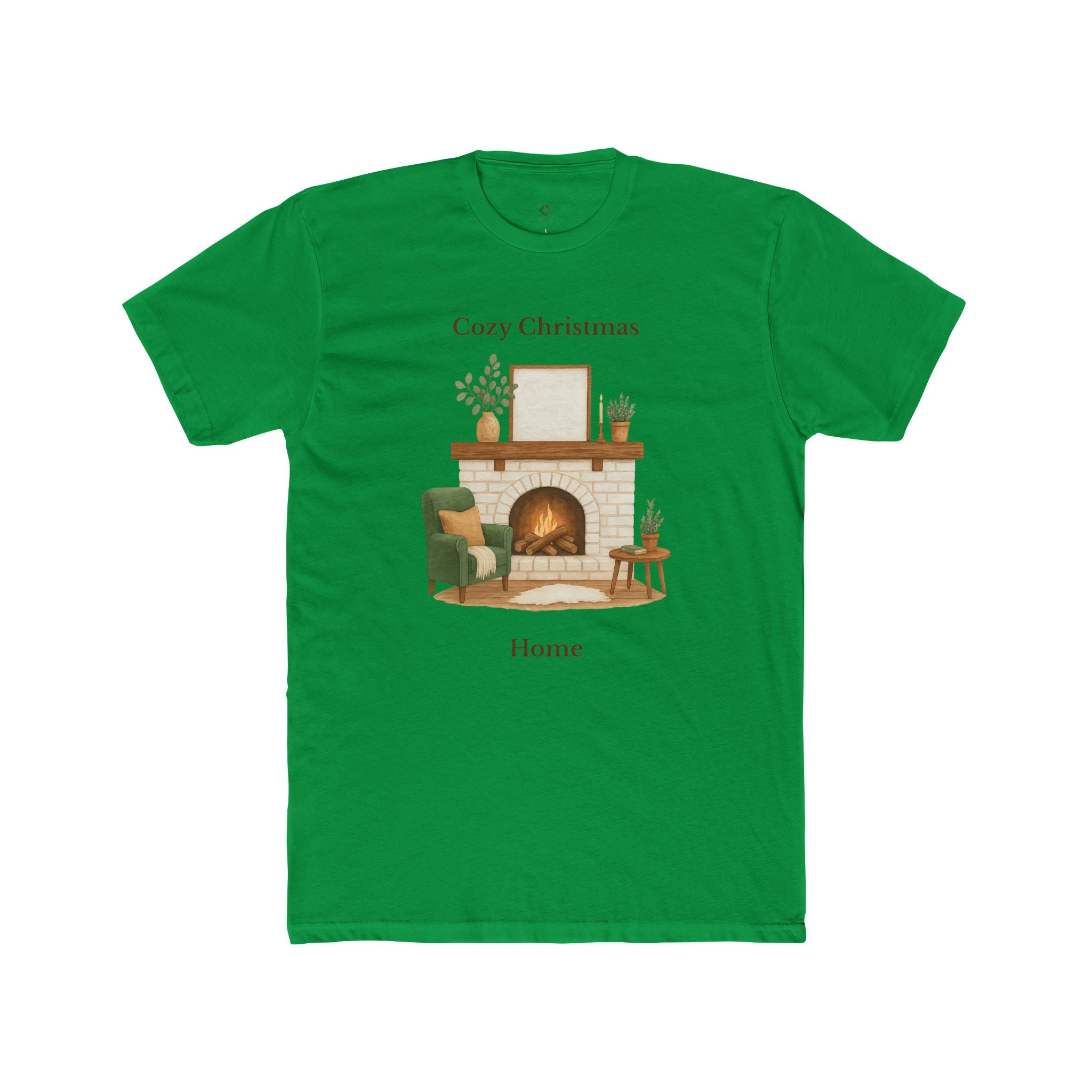 Cozy Fireplace, and Cozy Christmas Home' Holiday T-Shirt