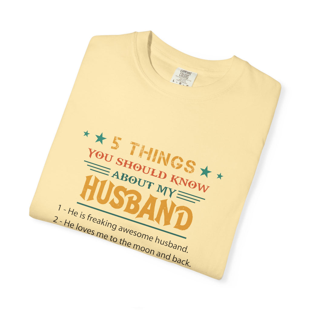 To My Husband Anniversary T-Shirt — Cute Romantic Gift for Spouse