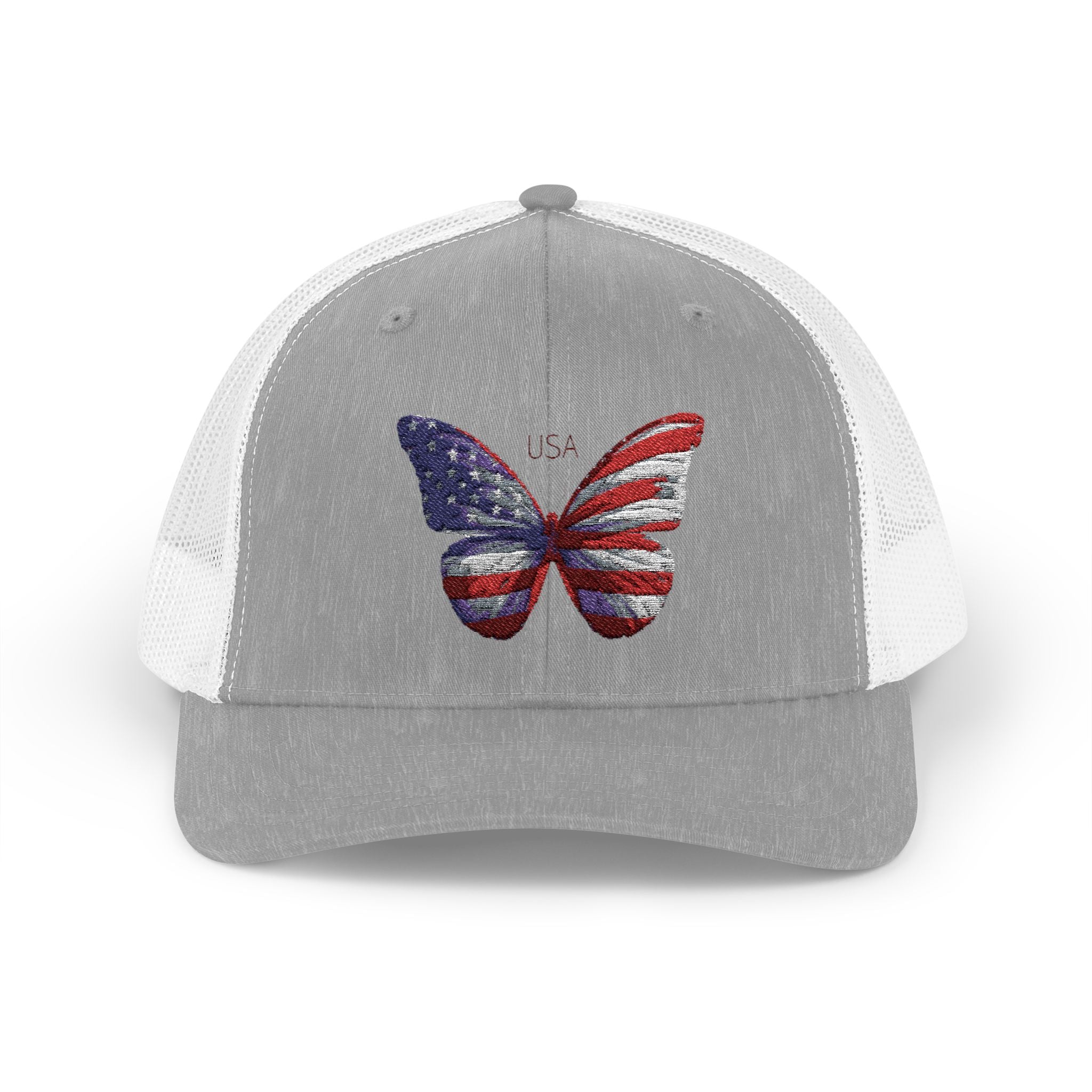 Snapback Trucker Cap - American Flag Cap