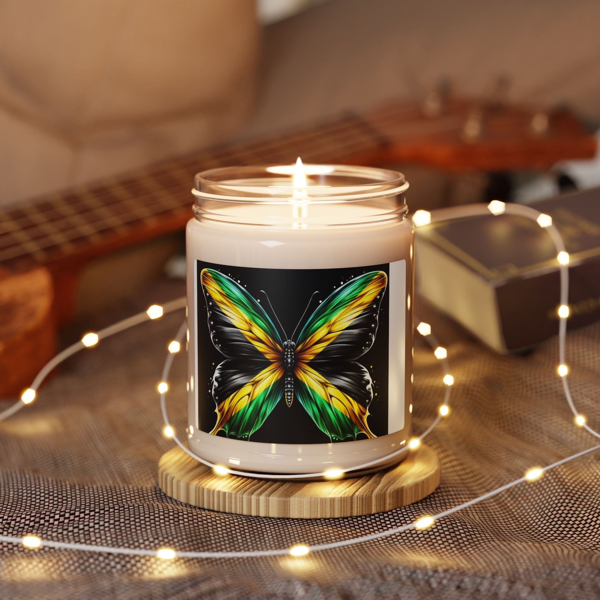 JAMAICAN FLAG Scented Soy Candle, 9oz