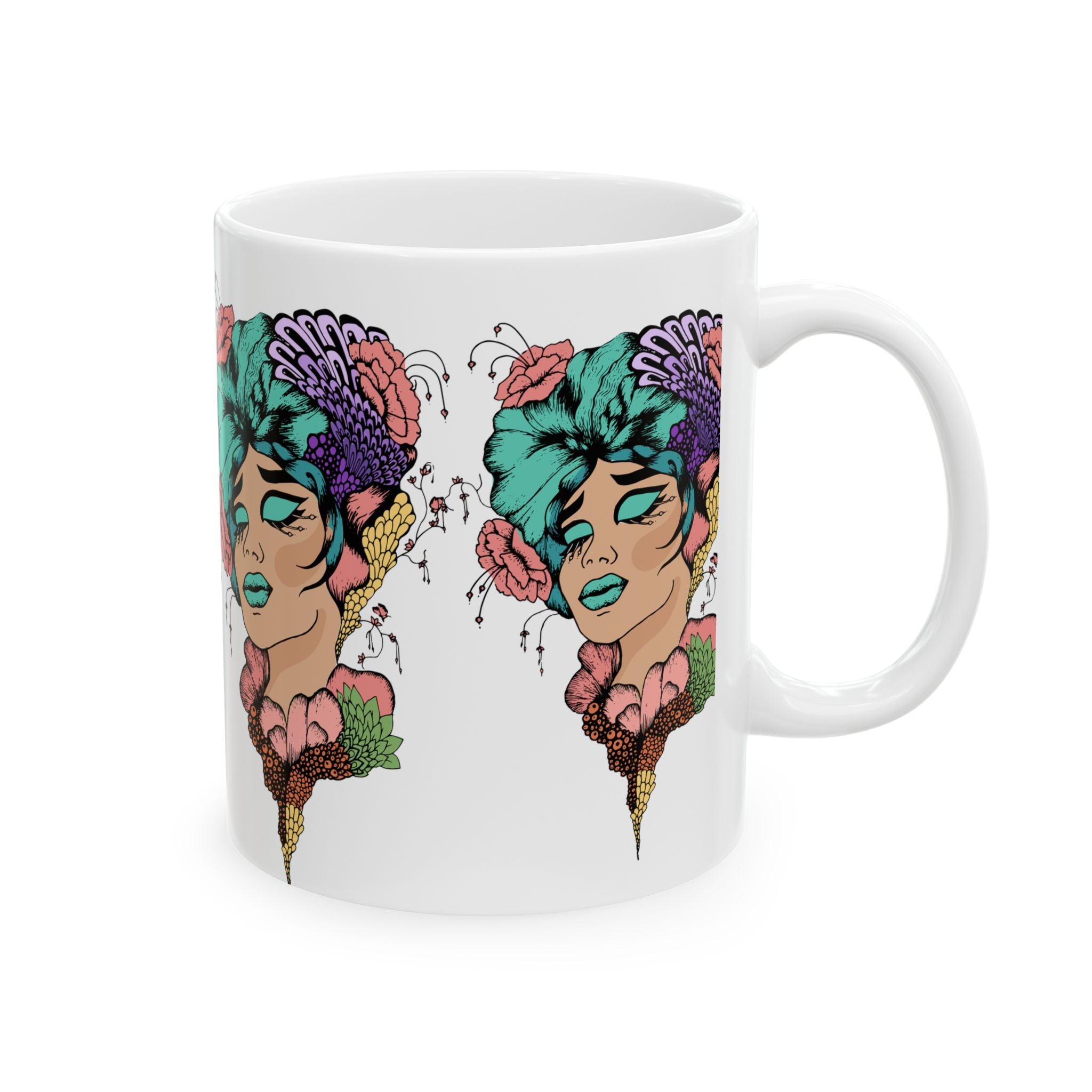 African American Ceramic Mug, (11oz, 15oz)