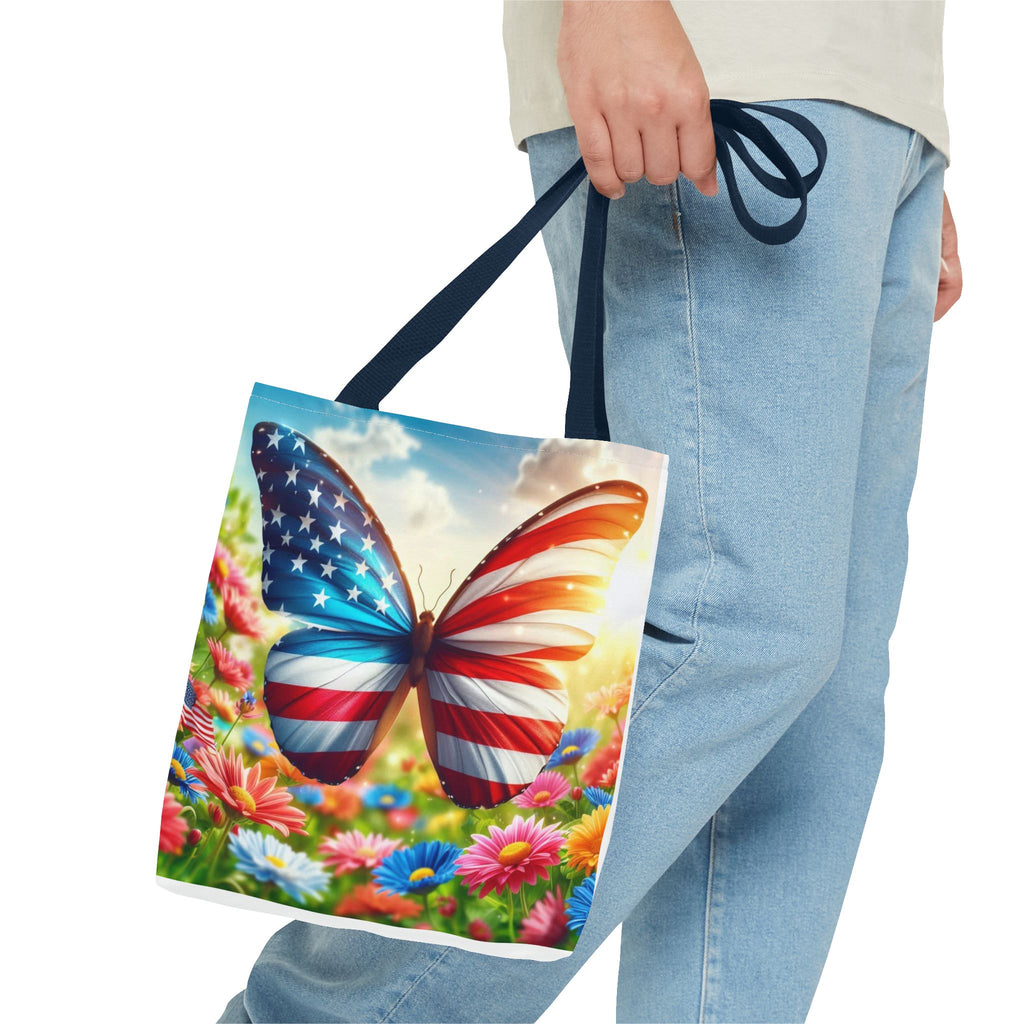 American Flag Tote Bag (AOP)
