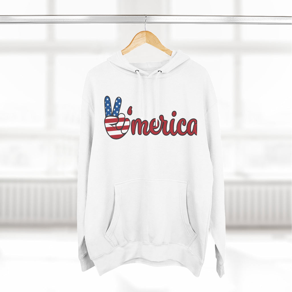 America Three-Panel Fleece Hoodie