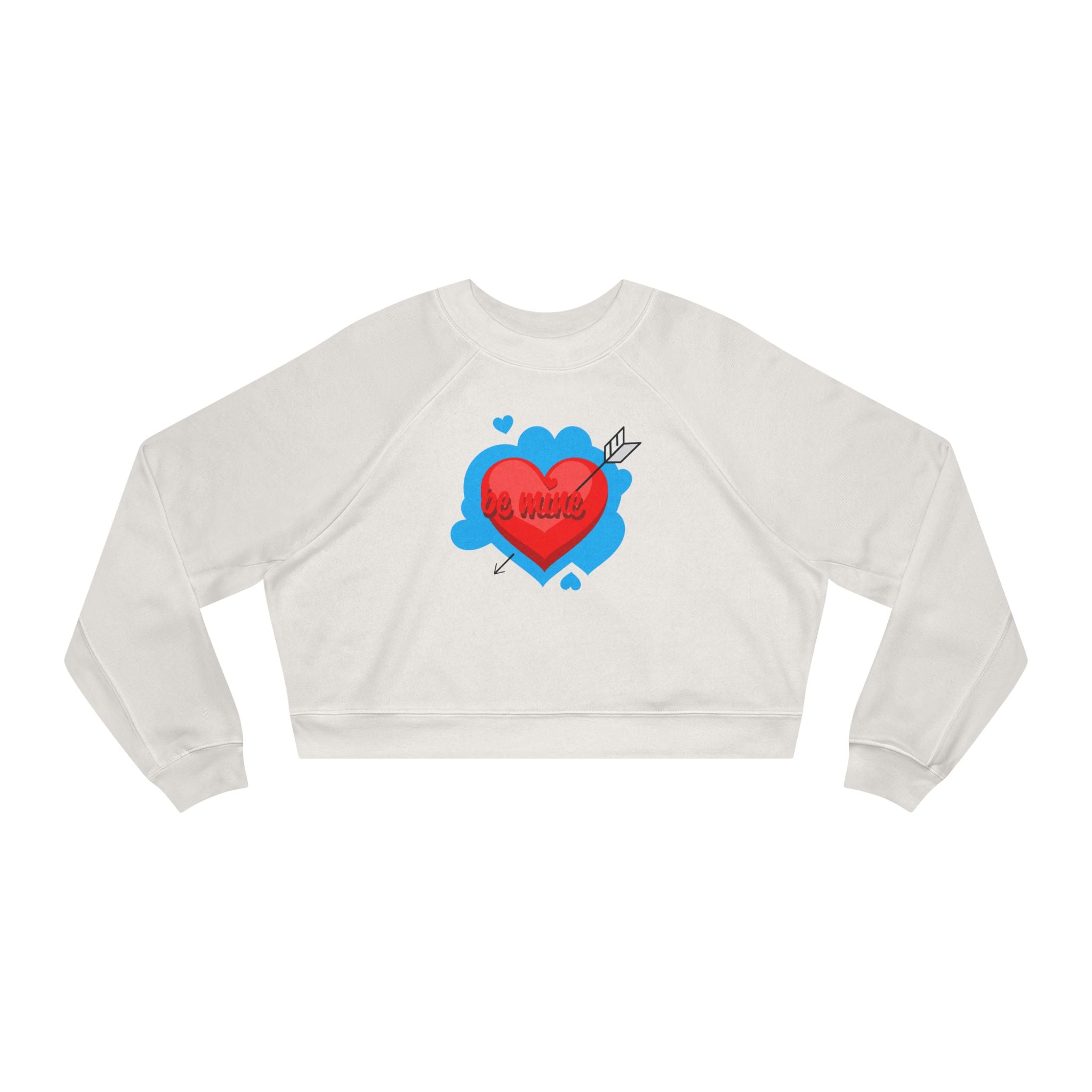 Valentines Cropped Fleece Pullover