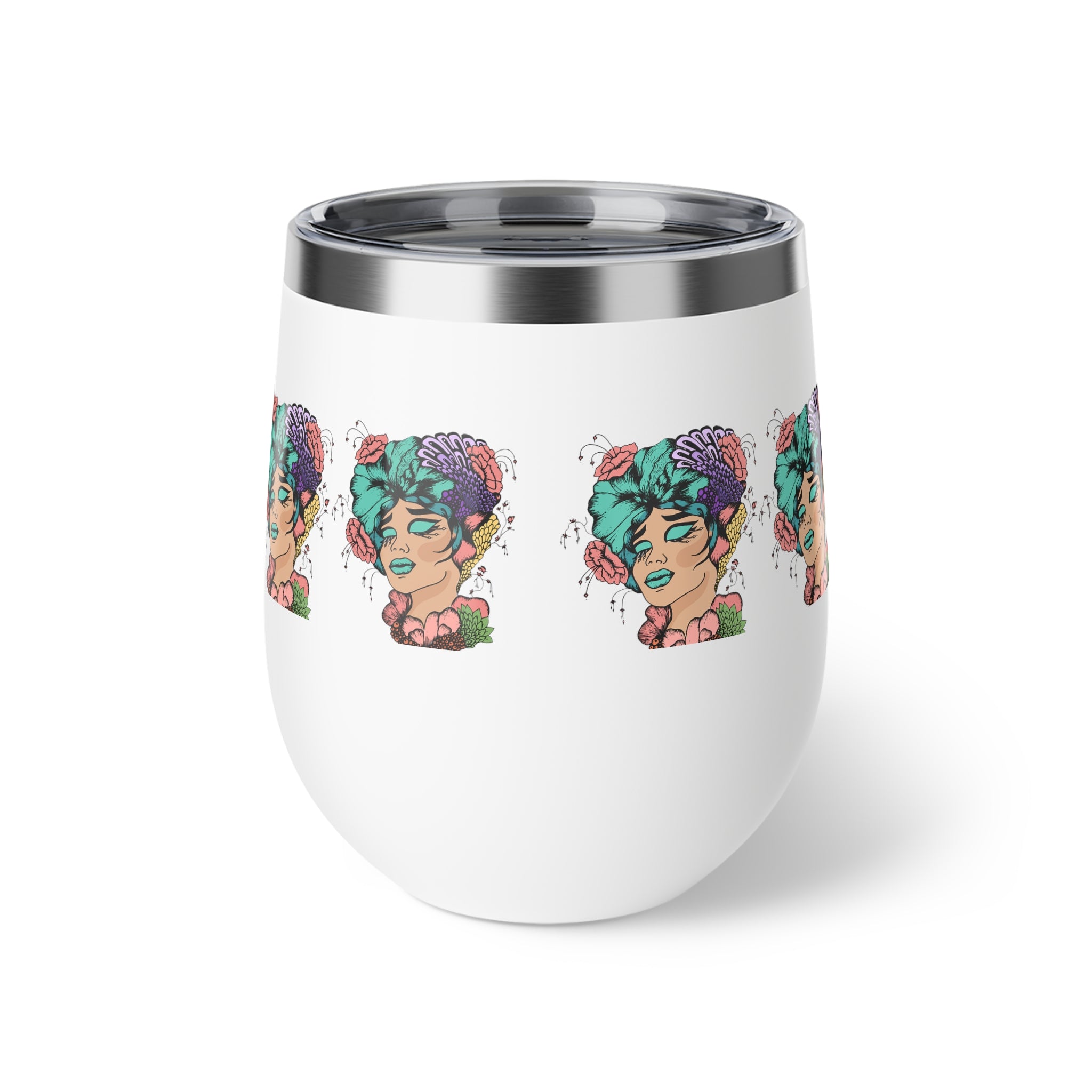 Black History Month Woman Pride Copper Vacuum Insulated Cup, 12oz