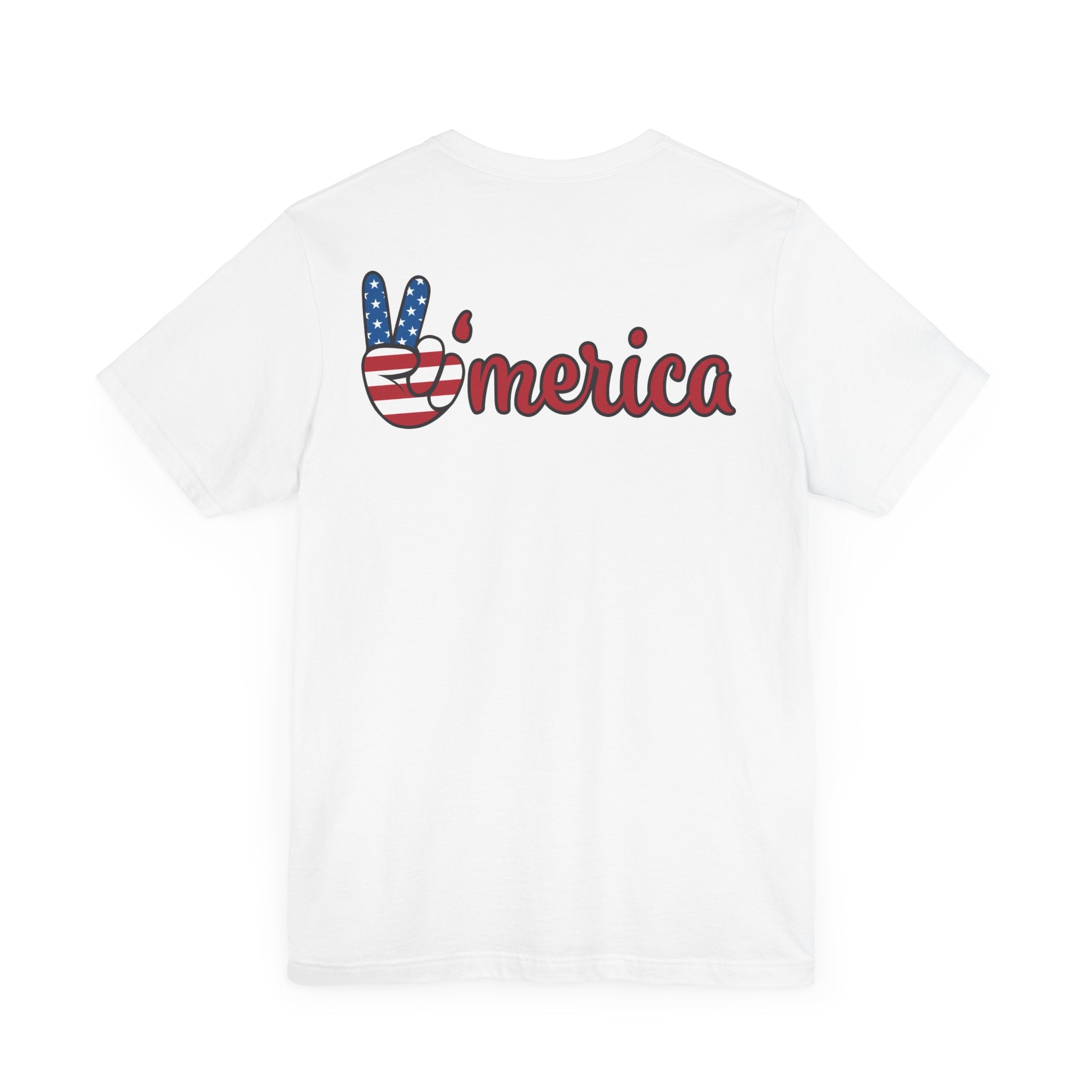 America Print T-Shirt -US independence day