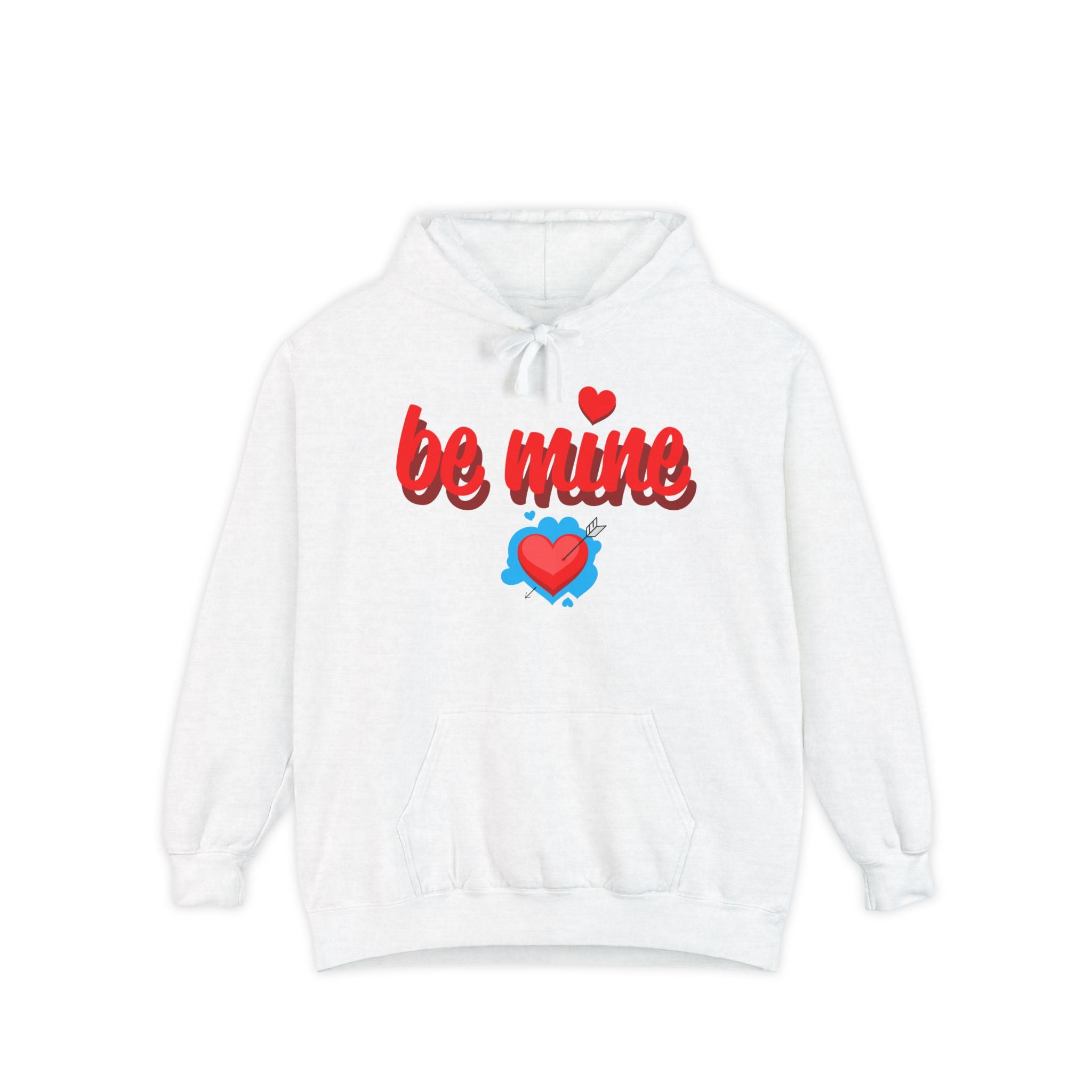 Valentines Day Unisex Garment-Dyed Hoodie