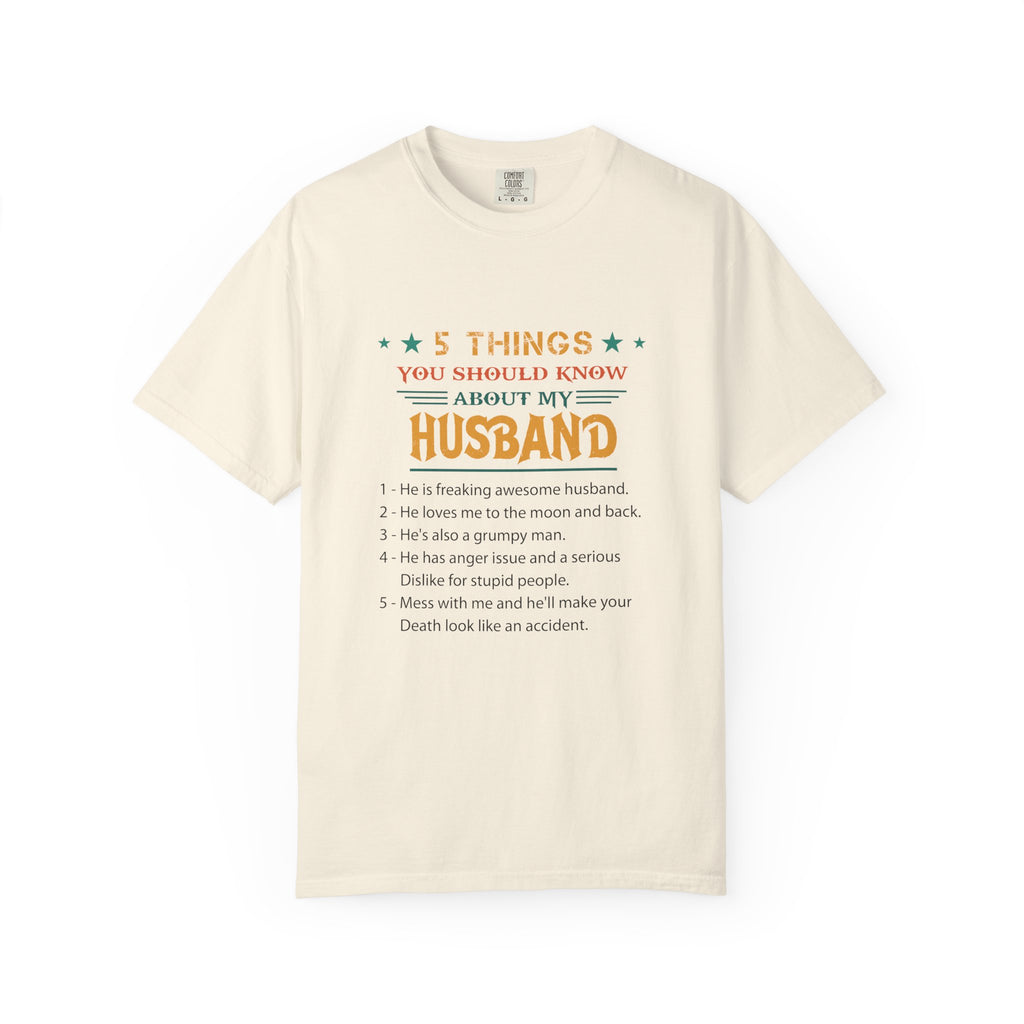 To My Husband Anniversary T-Shirt — Cute Romantic Gift for Spouse