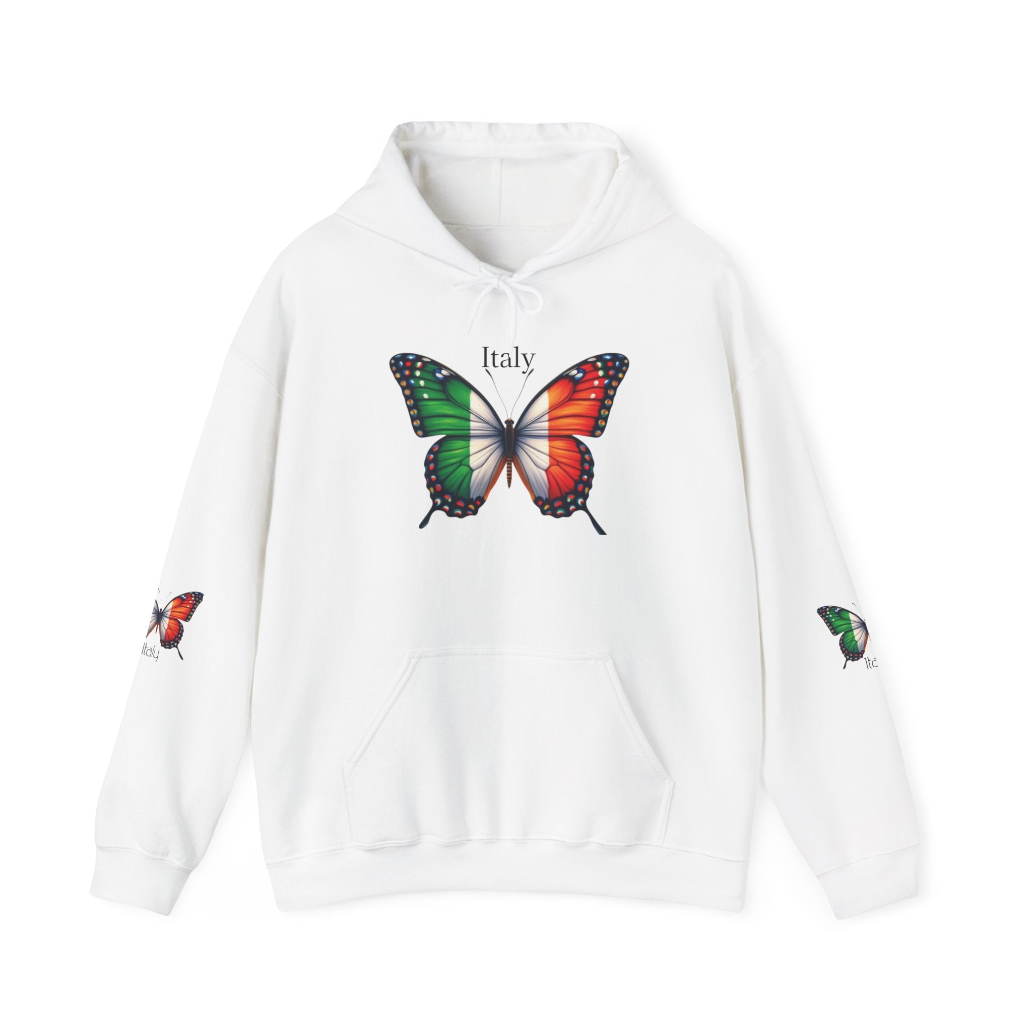 Butterfly Italian Flag Hoodie