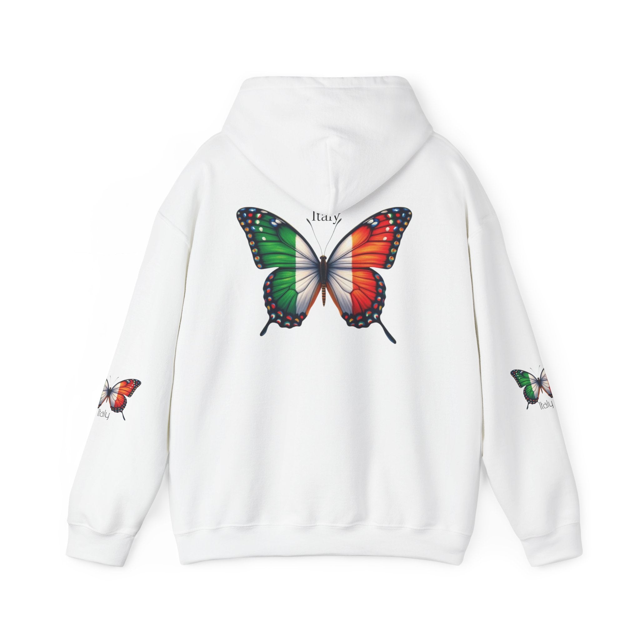 Butterfly Italian Flag Hoodie