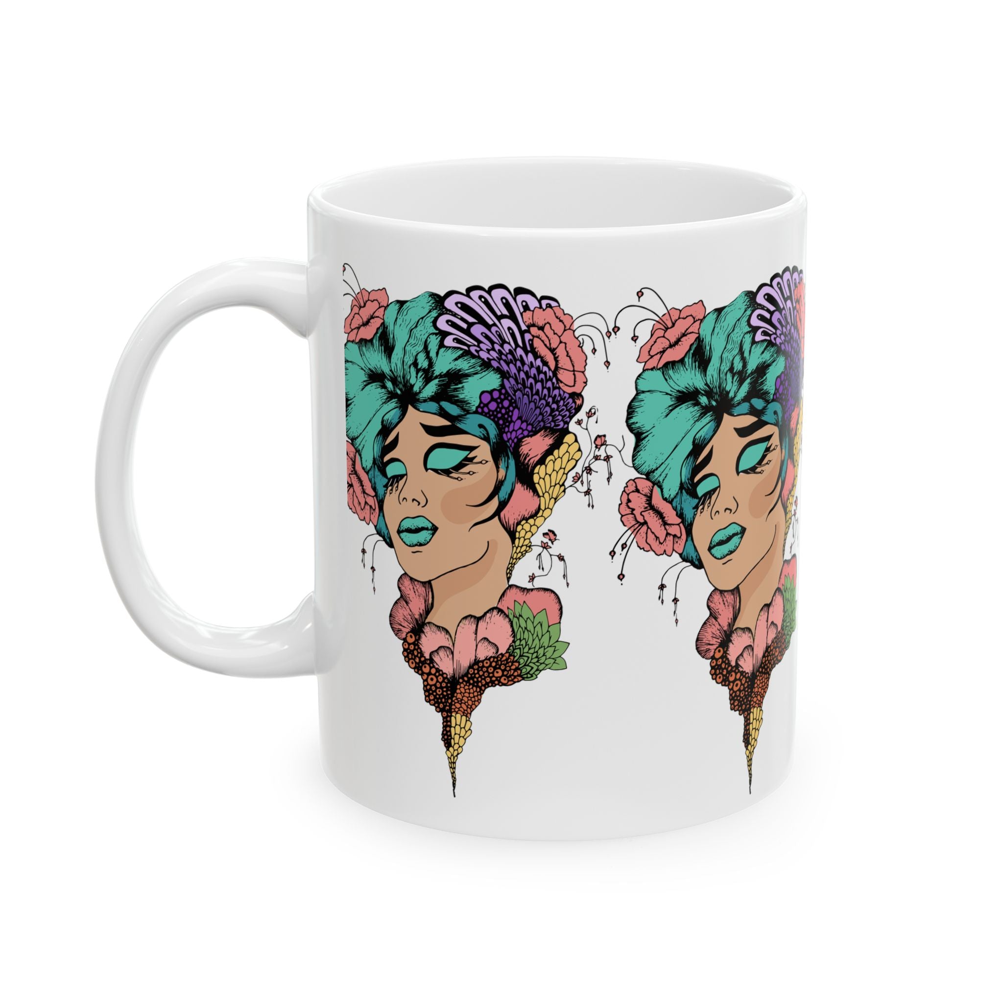 African American Ceramic Mug, (11oz, 15oz)