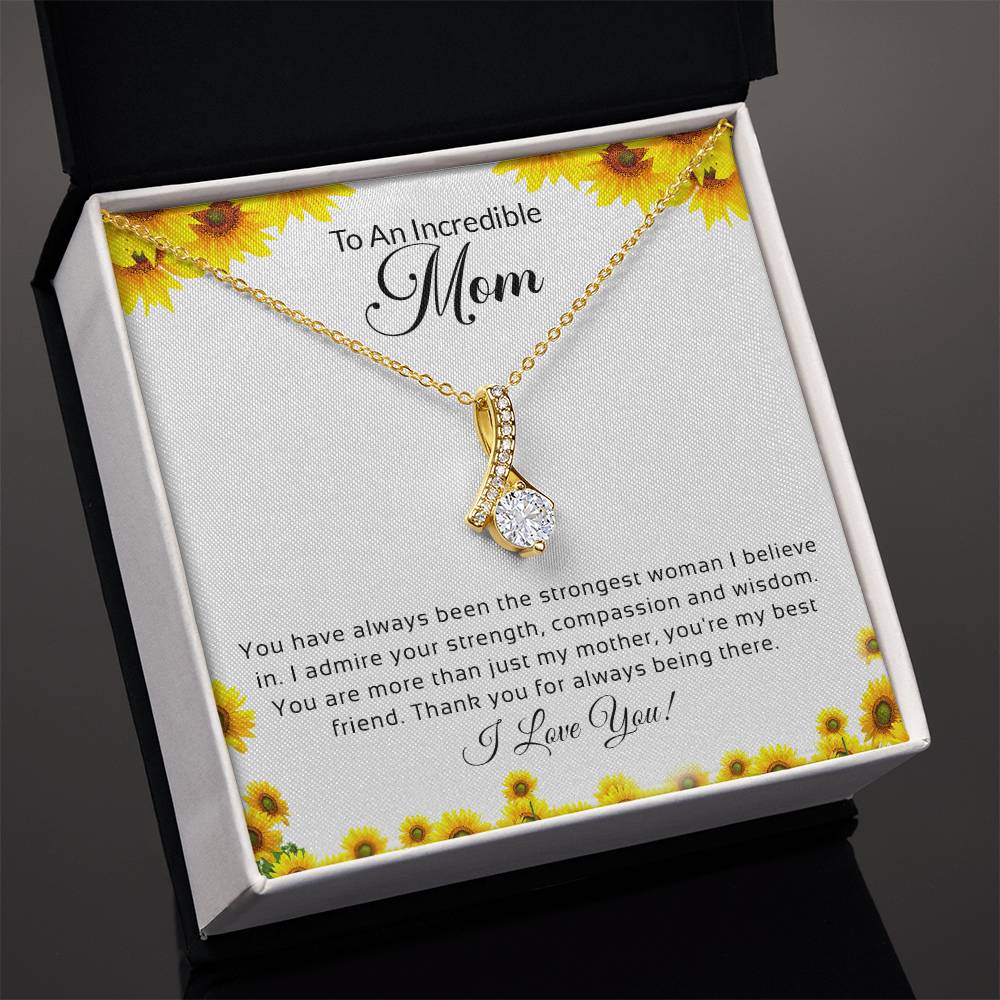 To An Incredible Mom | I Love You - Alluring Beauty necklace