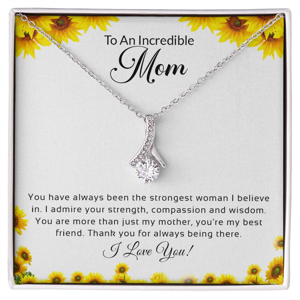 To An Incredible Mom | I Love You - Alluring Beauty necklace