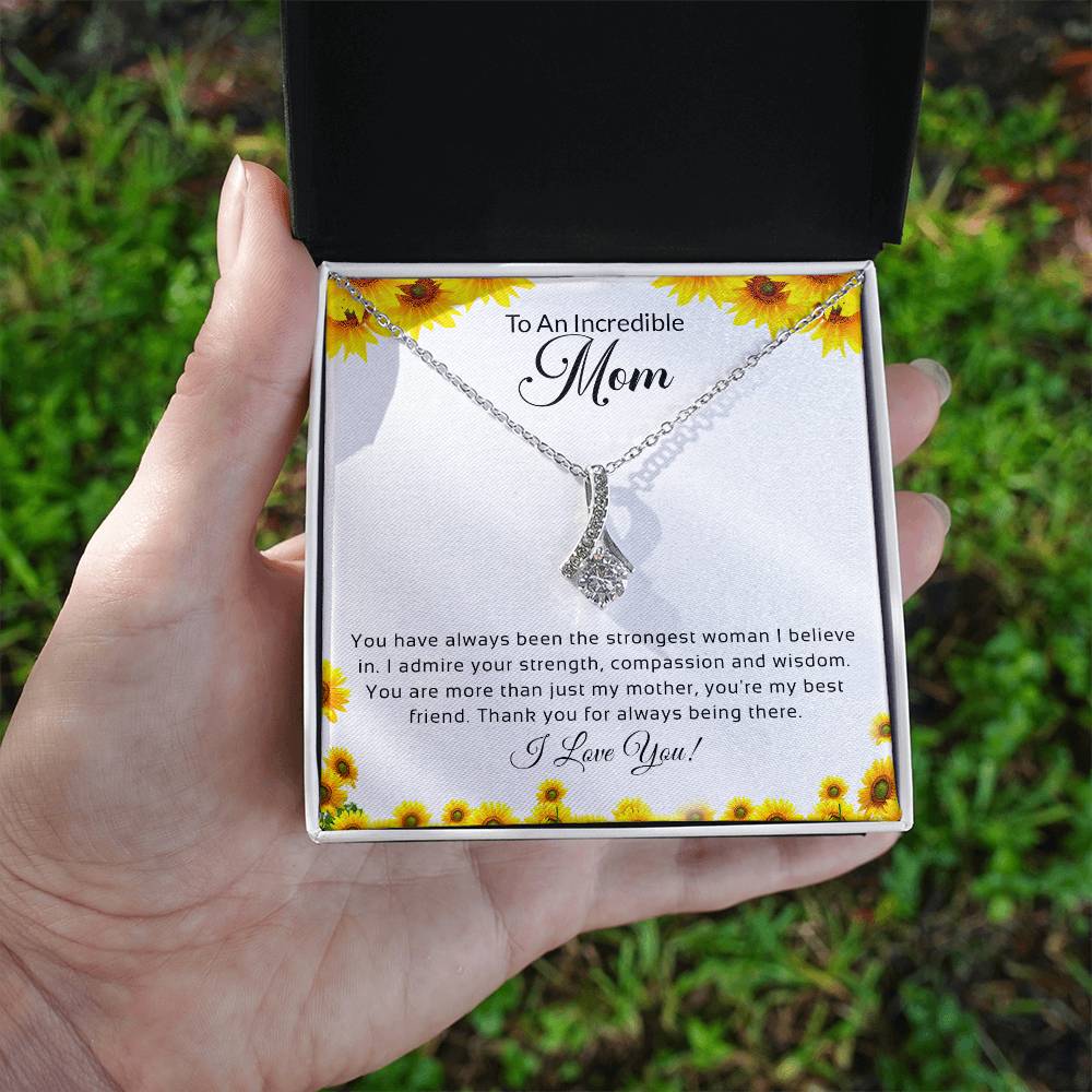 To An Incredible Mom | I Love You - Alluring Beauty necklace