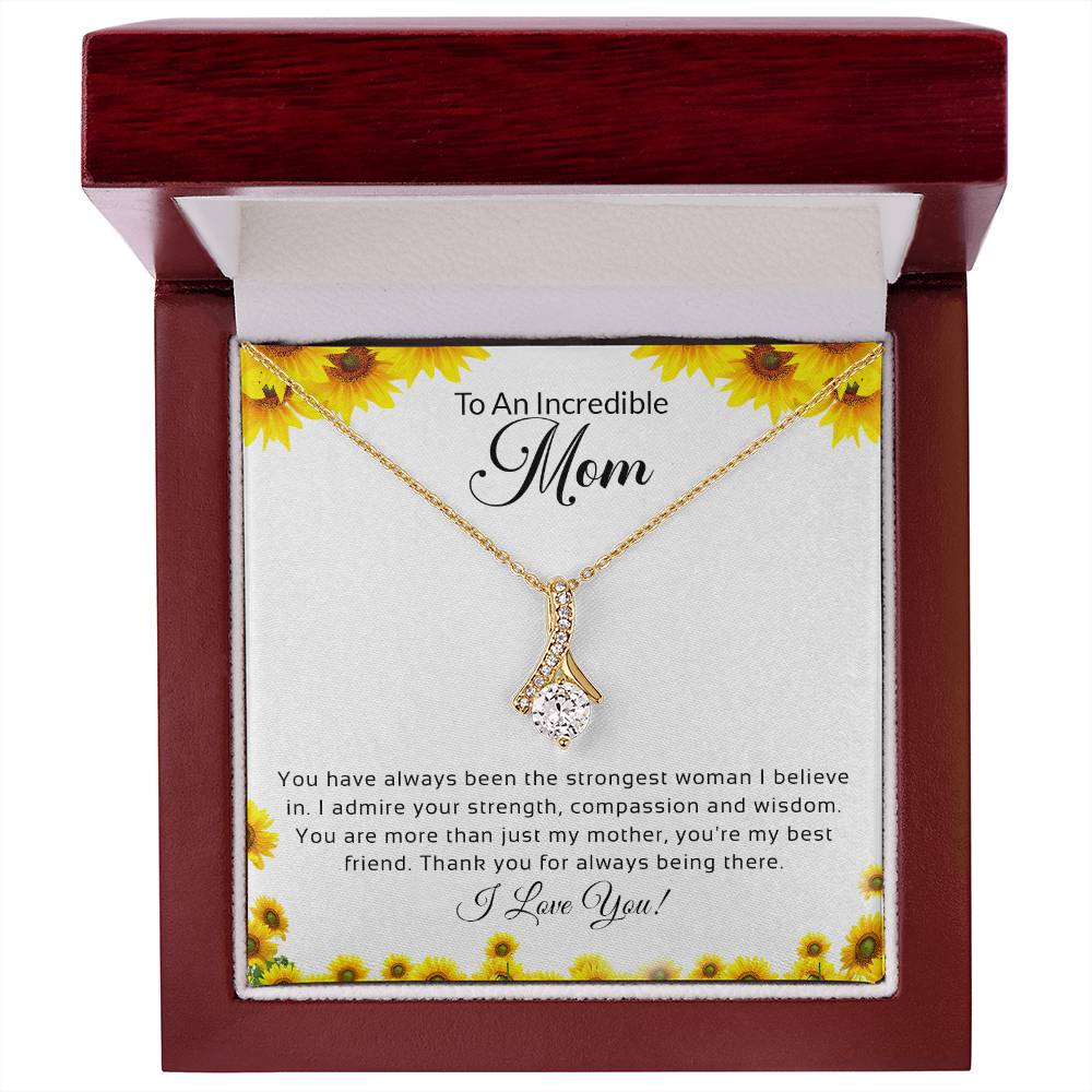 To An Incredible Mom | I Love You - Alluring Beauty necklace